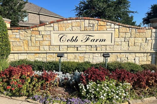 Cobb Farm Home Values