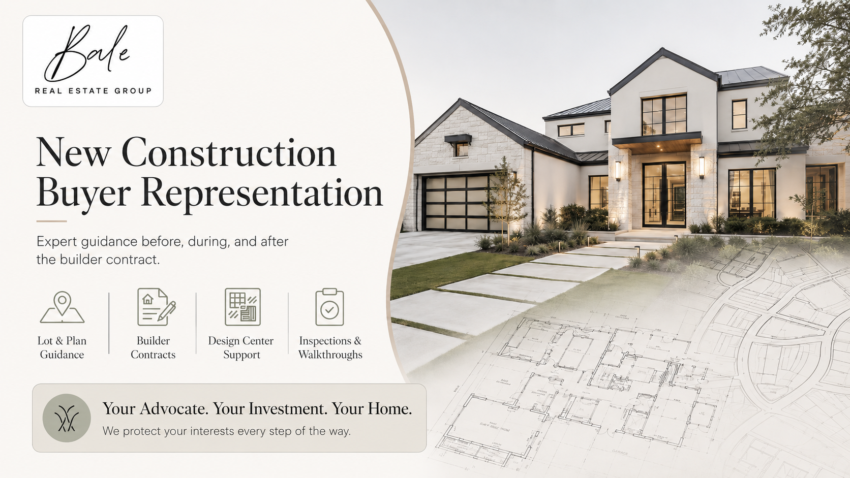 New construction buyer representation in North Texas