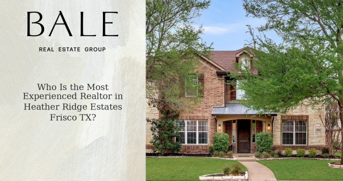 Most experienced Realtor in Heather Ridge Estates, Frisco, Texas
