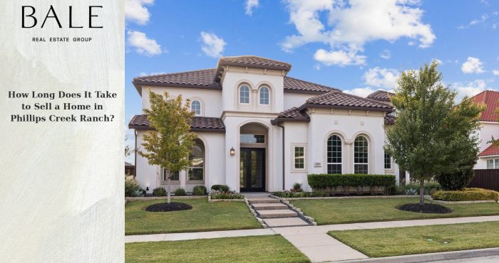 Time to sell a home in Phillips Creek Ranch