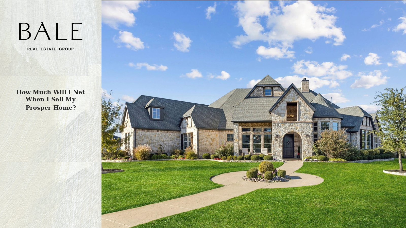 How much will I net when I sell my Prosper home