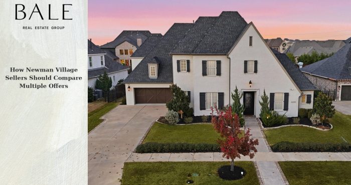 Comparing multiple offers for a Newman Village home