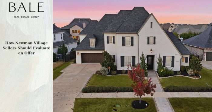 Evaluating an offer on a Newman Village home