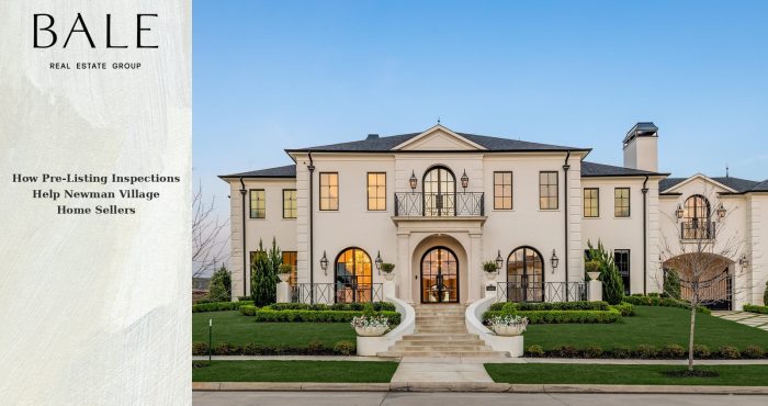 Pre-listing inspections for Newman Village home sellers
