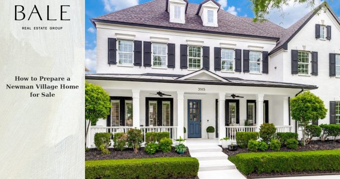 Preparing a Newman Village home for sale