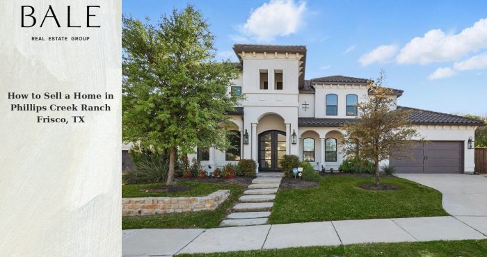 Selling a home in Phillips Creek Ranch Frisco Texas
