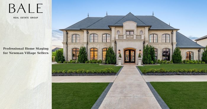 Professional home staging for Newman Village sellers