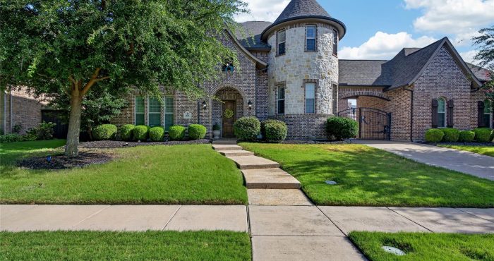 Shaddock Park community in Allen, Texas