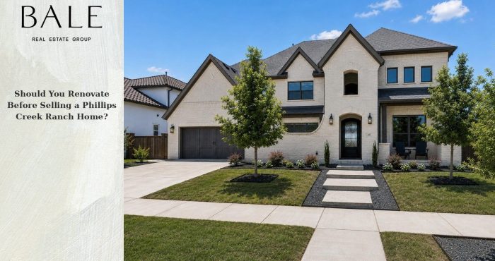 Renovating before selling a Phillips Creek Ranch home