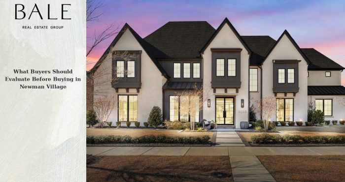 Newman Village buyer home evaluation