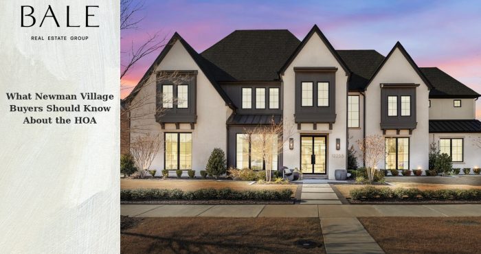 Newman Village HOA information for buyers