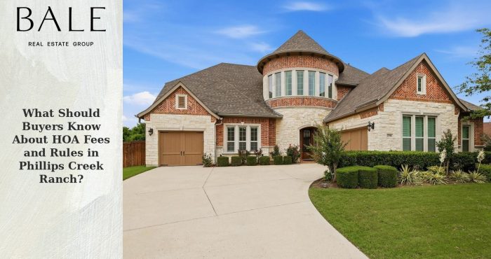 HOA fees and rules in Phillips Creek Ranch