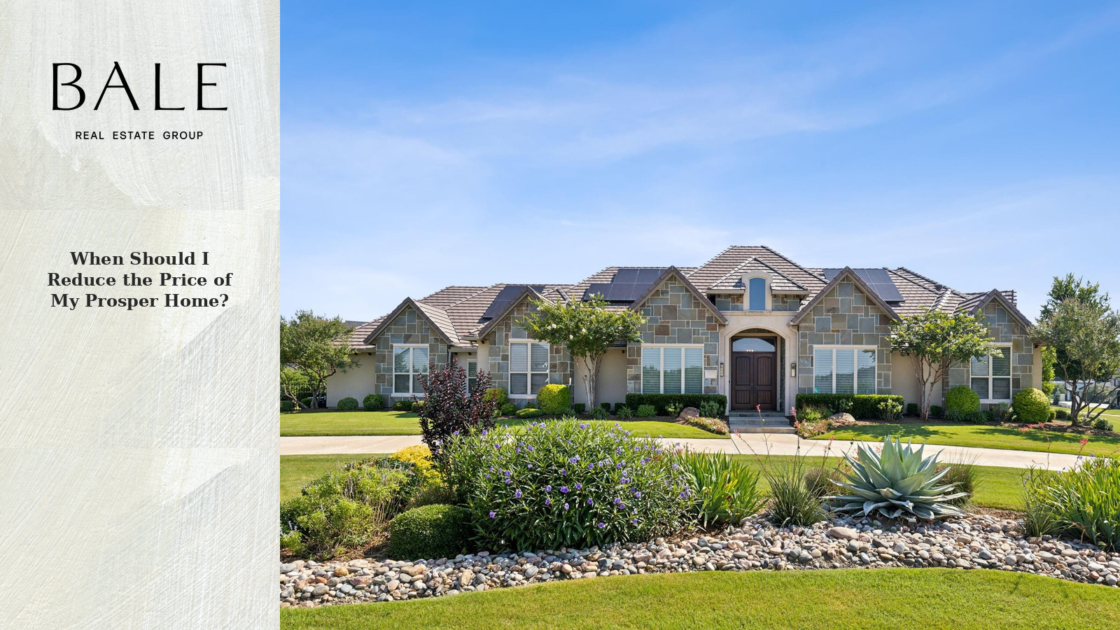 When should I reduce the price of my Prosper home