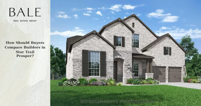 Compare builders in Star Trail Prosper Texas