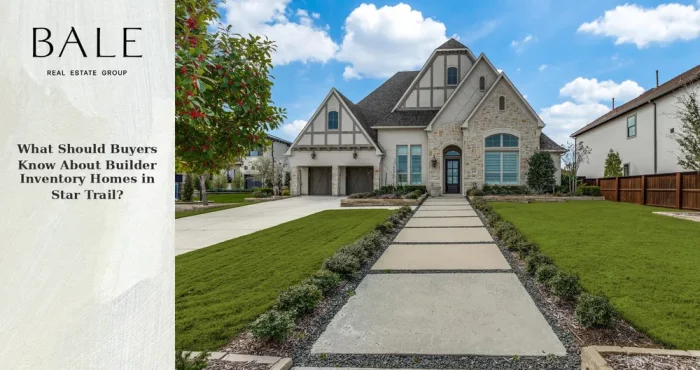 Builder inventory homes in Star Trail Prosper Texas