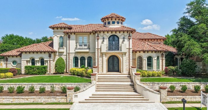 Luxury estate home in the guard-gated Starwood community in Frisco, Texas