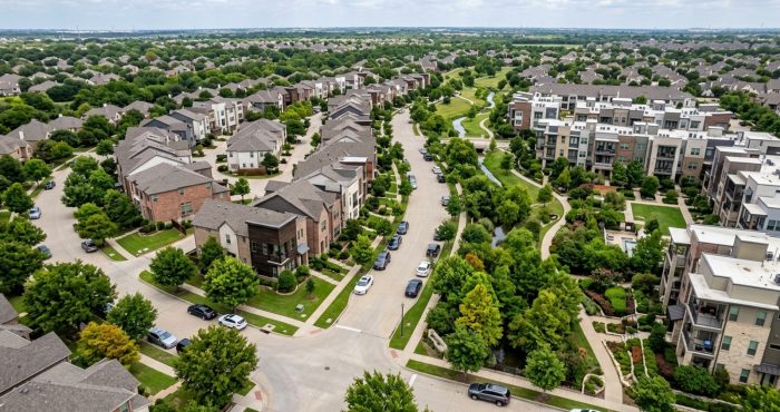 Types of homes in Allen, Texas