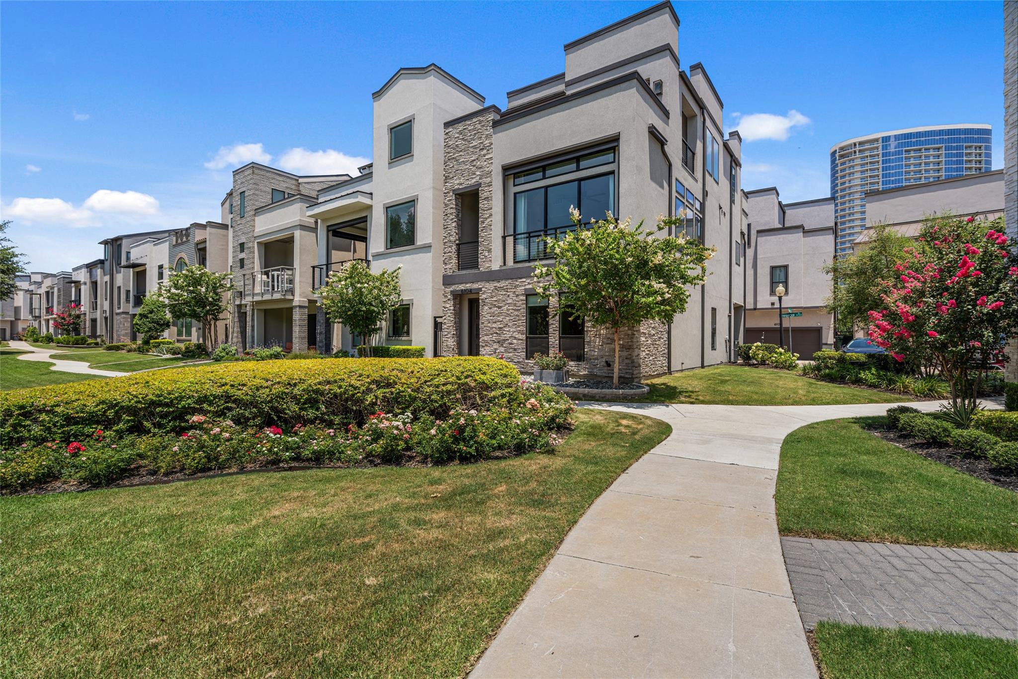 Icon at Legacy West townhomes in Plano, Texas
